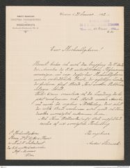 k.k. naturhistorisches Hofmuseum, Intendanzakten 1885-1896 (Hauer), Aktenzahl Z.68/1892, Seite 1